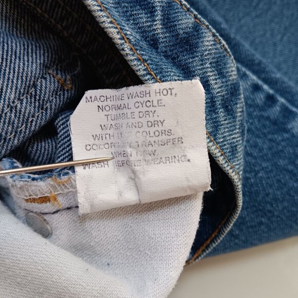 Vintage Mens Levi's Jeans 517 38x29 1990's Bootcut Raw Denim Fade Jeans USA - Picture 11 of 11